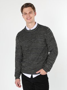 Джемпер мужской Colins CL1061129_Q1.V1_GRN зеленый XL