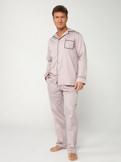 Пижама мужская Малиновые Сны HOUSTON бежевая 54 RU
