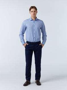 Рубашка мужская Westhero 9-675-55 голубая L