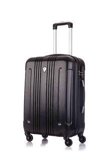 Чемодан унисекс LCase черный, 62х42.5х25 см
