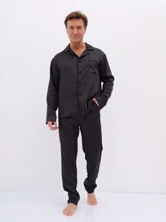 Пижама мужская Малиновые Сны TENBL черная 54 RU