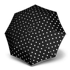 Зонт женский Knirps T.201 Medium Duomatic dot art black