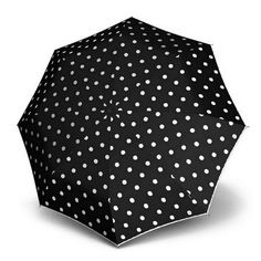 Зонт женский Knirps T.201 Medium Duomatic dot art black
