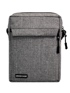 Сумка планшет мужская CROSS CASE CC-1047, серый