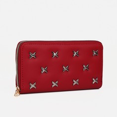Кошелек женский NoBrand бордовый