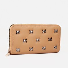 Кошелек женский NoBrand бежевый