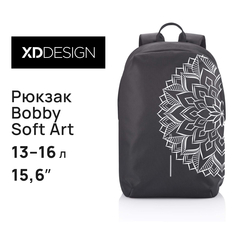 Рюкзак для ноутбука унисекс XD Design Bobby Soft Art 15,6" мандала