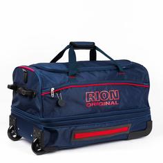 Дорожная сумка унисекс RION А//147 синяя, 66x36x35 см Rion+