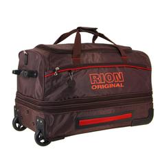 Дорожная сумка унисекс RION А//147 коричневая, 66x36x35 см Rion+
