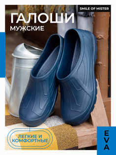 Галоши мужские Smile of Mister 387-001 синие 42 RU