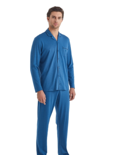 Пижама мужская BlackSpade BS40084 синяя 3XL
