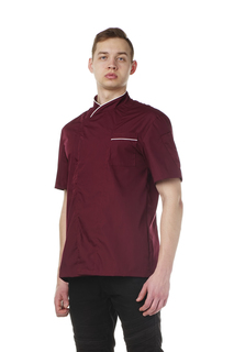 Рубашка рабочая мужская Kupifartuk Gustav бордовая 44 RU