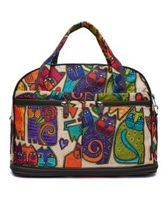 Дорожная сумка унисекс BAGS-ART LM 40-48 зеленая/оранжевая, 30x41x20 см