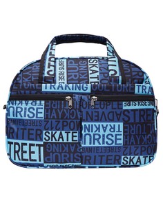 Дорожная сумка унисекс BAGS-ART LM 40-48 синяя/голубая, 30x41x20 см