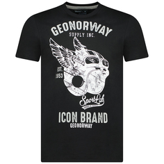 Футболка мужская Geographical Norway SW1273H-GNO, черный, 2XL