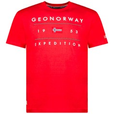 Футболка мужская Geographical Norway SW1464H-GNO, красный, M