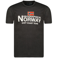 Футболка мужская Geographical Norway SW1296H-GNO, темно-серый, 3XL