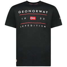 Футболка мужская Geographical Norway SW1464H-GNO, черный, M