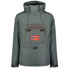 Парка мужская Geographical Norway WW5541H-GNO, с капюшоном, темно-серый, L