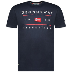 Футболка мужская Geographical Norway SW1464H-GNO, Navy, S