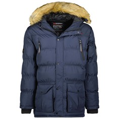 Парка мужская Geographical Norway WW5324H-GNO, со съёмным капюшоном, Navy, 2XL