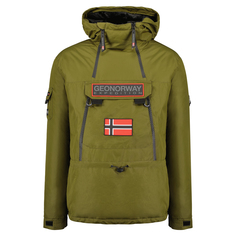 Парка мужская Geographical Norway, WW5541H-GNO, с капюшоном, хаки, L