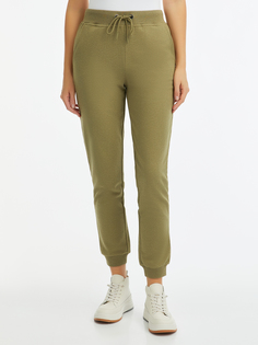 Спортивные брюки женские oodji 16700030-28B зеленые 2XL