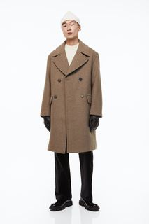 Пальто H&M для мужчин, серый-002, размер S, 1034082002