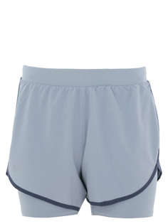 Шорты женские Under Armour Fly By Elite 2-In-1 голубые M
