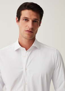 Рубашка OVS для мужчин, белая, размер 39, 1890855