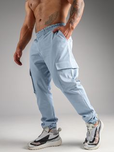 Брюки мужские FIZULI JOGGER001F голубые XL