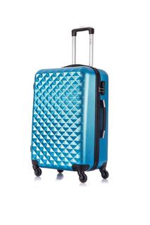 Чемодан унисекс LCase pht11 синий, 67х44.5х25 см