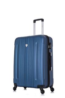Чемодан унисекс LCase темно-синий, 62х42.5х25 см
