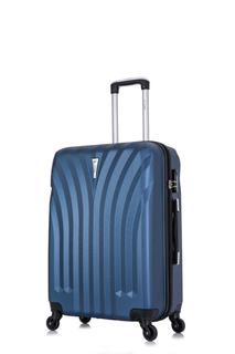 Чемодан унисекс LCase темно-синий, 78х55х31 см