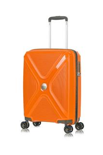 Чемодан унисекс LCase Berlin оранжевый, 55x40x20 см
