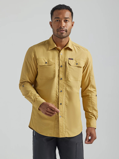 Рубашка мужская Wrangler 112333364 желтая XS
