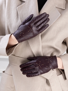 Перчатки женские Eleganzza IS947 бордовые 7.5