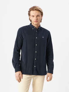 Рубашка мужская Tommy Jeans DM0DM15145C87 синяя, размер XXL