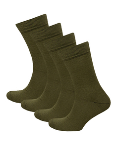 Комплект носков мужских Status Классические из хлопка хаки 25, 4 пары