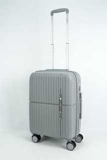 Чемодан унисекс Sweetbags Cross светло-серый, 55x38x22 см
