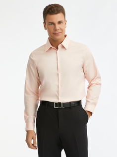 Рубашка мужская oodji 3B140008M розовая XS