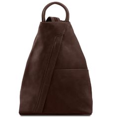 Tuscany Leather, ITALY SHANGHAI - Рюкзак из мягкой кожи (Темно-коричневый)