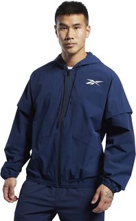 Ветровка Reebok для мужчин, на молнии, FQ4408, Conavy, XL