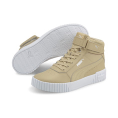 Кеды женские Puma Carina 2.0 Mid бежевые 4 UK