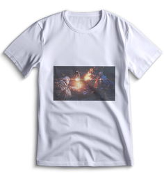 Футболка Top T-shirt Sekiro shadow die twice (Секиро, Япония, Соулс Лайк ) 0094 белая XL