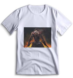 Футболка Top T-shirt Sekiro shadow die twice (Секиро, Япония, Соулс Лайк ) 0048 белая XXS