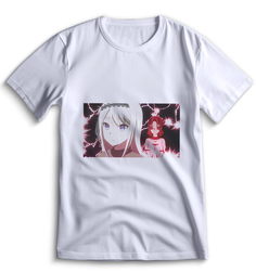 Футболка Top T-shirt Kaguya-Sama Love is War Сама в Любви как на Войне 0091 белая XXS