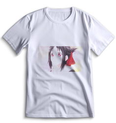 Футболка Top T-shirt Kaguya-Sama Love is War Кагуя Сама в Любви как на Войне 0007 белая M