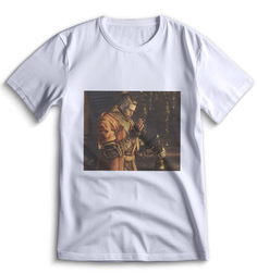 Футболка Top T-shirt Sekiro shadow die twice (Секиро, Япония, Соулс Лайк ) 0028 белая 3XS