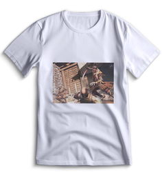 Футболка Top T-shirt Sekiro shadow die twice (Секиро, Япония, Соулс Лайк ) 0009 белая XL